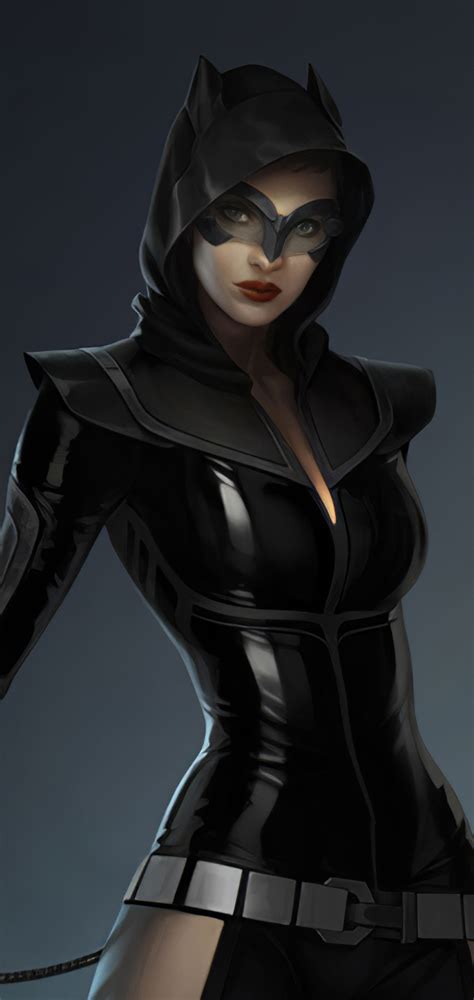 1080x2280 Resolution Catwoman Injustice 2 One Plus 6huawei P20honor