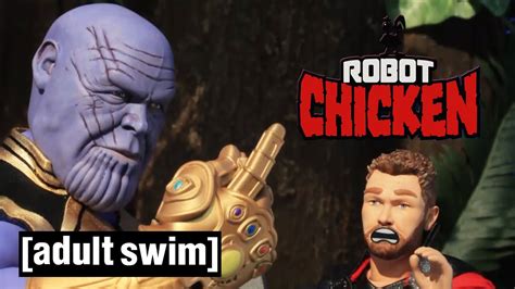 Robot Chicken The Thanos Snap Adult Swim Uk 🇬🇧 Youtube