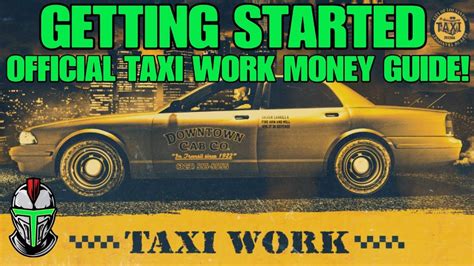 Gta Online Official Taxi Work Money Guide Getting Started Making