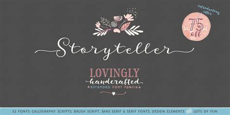 Storyteller Font Fontspring Storytelling Typography Fonts Fonts