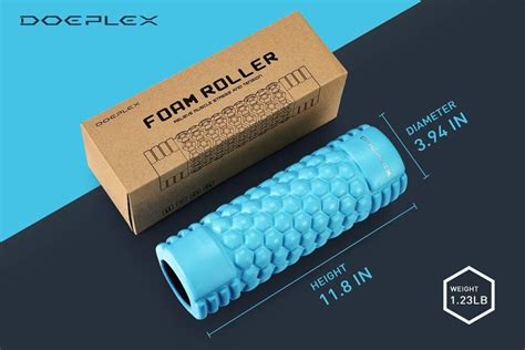 Doeplex Foam Roller Density Deep Tissue Massager Muscle Massage Recovery Tools Ebay