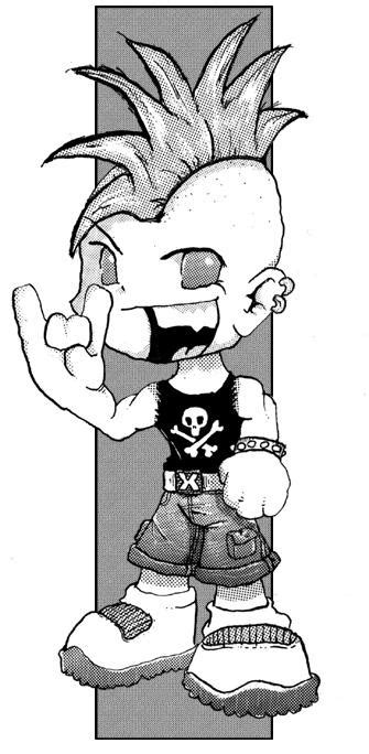 Anime Punk Rocker By Slydevil On Deviantart