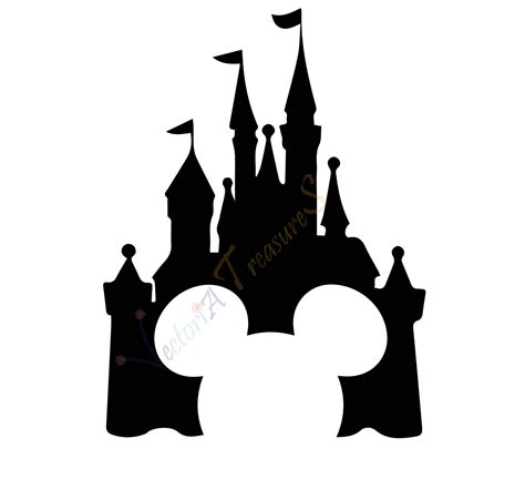 Disney Castle svg Disney Castle Silhouette Disney png