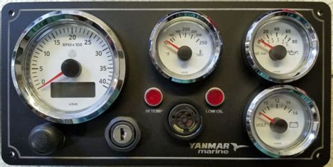 Yanmar B2 Type Instrument Panel 11″x 575″ Ac Dc Marine Inc