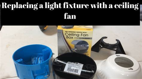 Cost To Replace Light Fixture With Ceiling Fan - How To Replace A