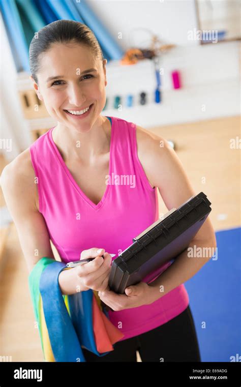 Holding Clipboard Hi Res Stock Photography And Images Alamy