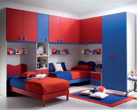 Red And Blue Kids Room Dura Home