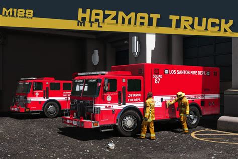 Mtl Fire Hazmat Truck Add On Liveries Template 10 Gta 5 Mod