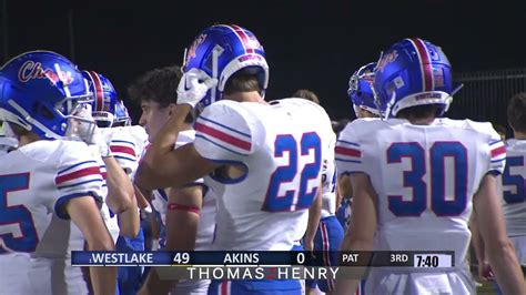 Highlights Westlake Vs Akins 2022 Youtube