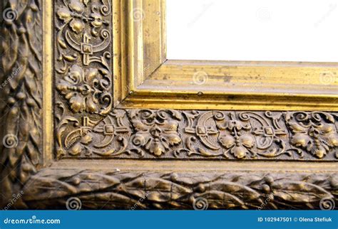Decorative Painting Frame Corner Stock Image Image Of Corner