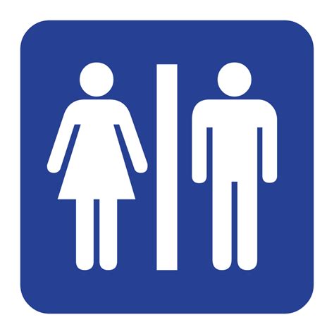 Male And Female Toilet Sign On Transparent Background 17392554 Png