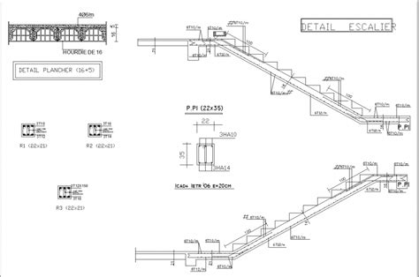 Staircase Section Detail Drawing In Dwg File Cadbull