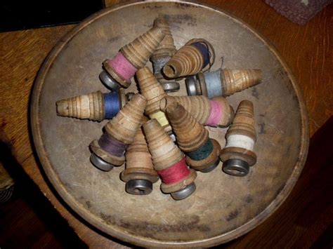 Antique Spools Antique Bobbins And Spools Pinterest