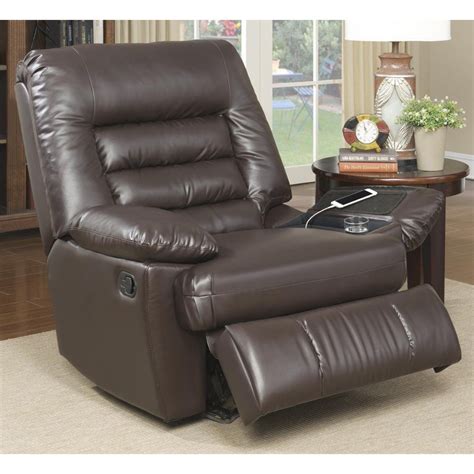 serta big and tall memory foam massage recliner faux leather multiple color options walmart