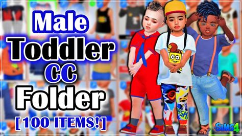 Male Toddler Cc Folderthe Sims 4 Youtube