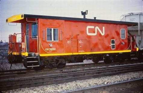 Old Canadian Cabooses Wagons Canadian National Railway Dorval