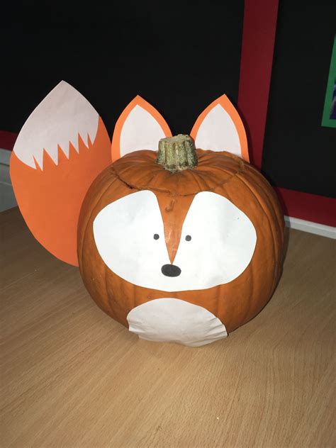 Fox Pumpkin Pumpkin Carving Carving Pumpkin