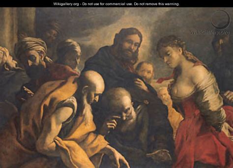 Christ And The Adulteress Mattia Preti The Largest