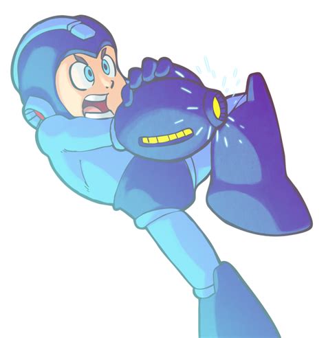 Mega Man From The Megaman Series Game Art Hq