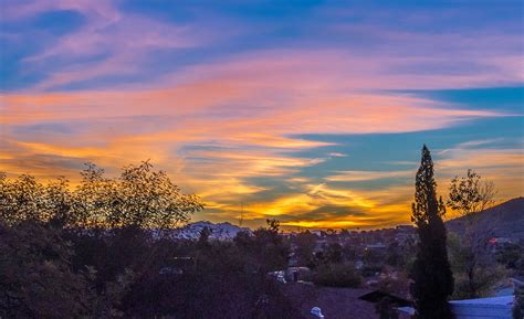 Sunrise Over South Scottsdale Arizona 121613 Sunrise Landscape