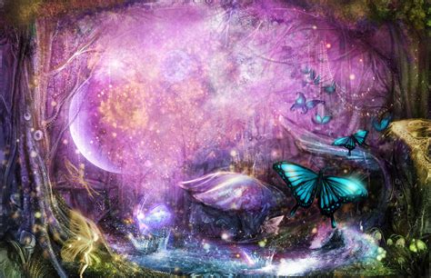 69 Enchanted Forest Backgrounds On Wallpapersafari