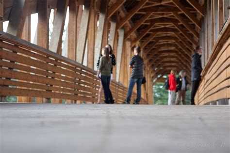 Golden Bc Canada Timber Bridge Brings A Town Together