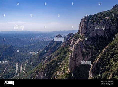 Mountains Of Montserrat In Barcelona Spain Stock Photo Alamy