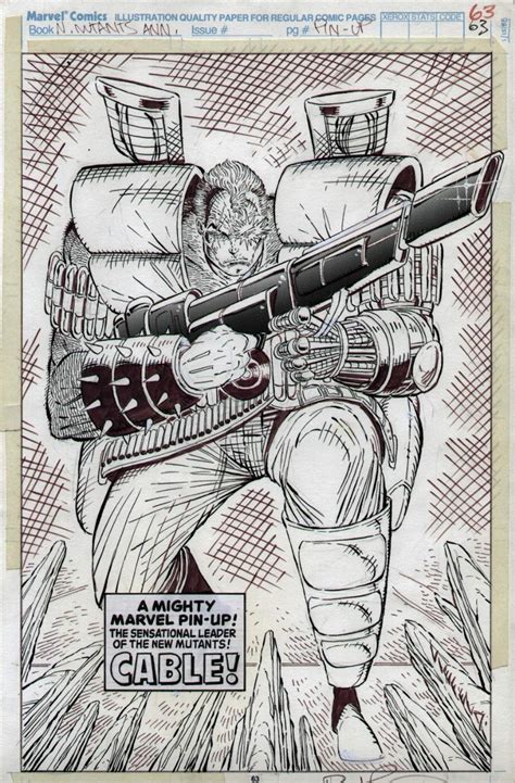 Marvel Comics Of The 1980s 1990 Rob Liefelds Cable