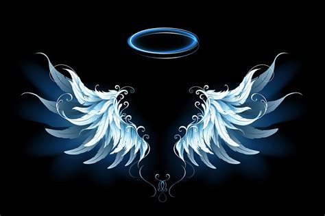 Blue Angel Wings By Blackmoon9 Angel Sponsored