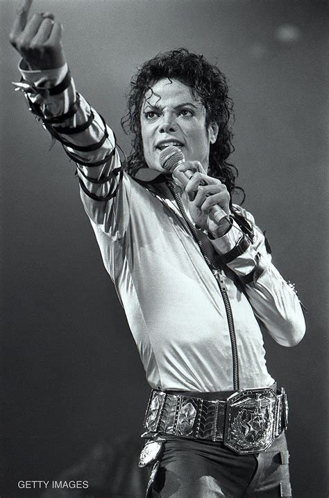 Michael Jackson Performs In Denver During Bad Tour In 1988 Michael