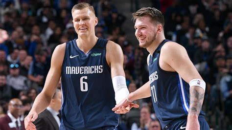 Doncic with right ankle injury recovery and porzingis with left knee injury recovery. Luka Doncic, Kristaps Porzingis react to the Mavericks ...