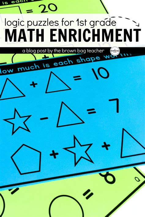 Tutorials watch and listen to these animated math lessons. Math Logic Puzzles Set 1: 1st & 2nd Grade Math Enrichment ...