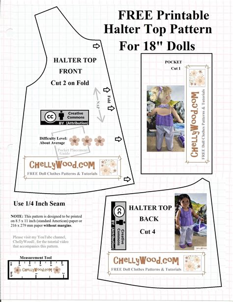 Free Printable Doll Clothes Patterns For Inch Dolls Saadiabogdan