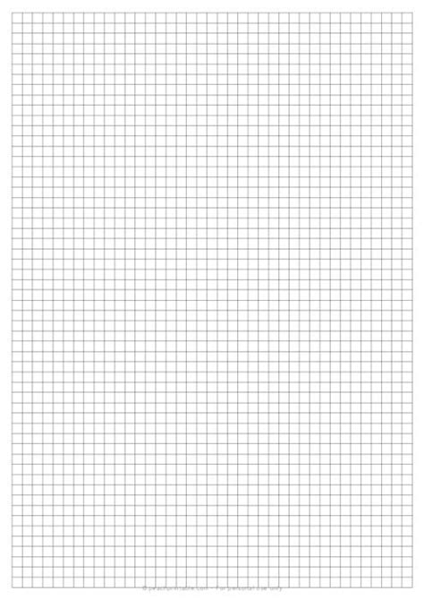 15 Inch Grid Plain Graph Paper On A4