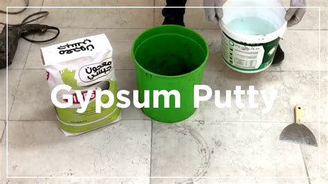 Gypsum Putty Perbuild Youtube