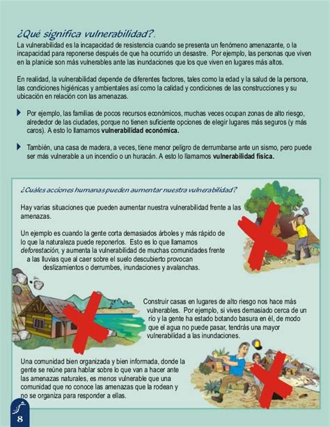 Aprendamos A Prevenir Los Desastres Unicef