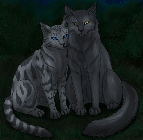 Silverstream And Graystripe By Vialir On Deviantart Warrior Cats Fan