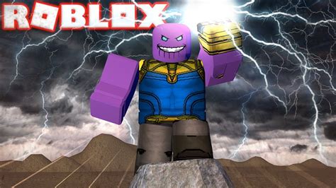 Roblox Thanos Roblox Thanos Roblox Youtube