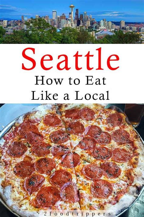 The Cover Of Seattles How To Eat Like A Local Cookbook With An Image