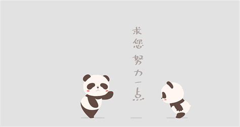 超萌熊猫壁纸插画商业插画成都熊猫屋 原创作品 站酷 Zcool