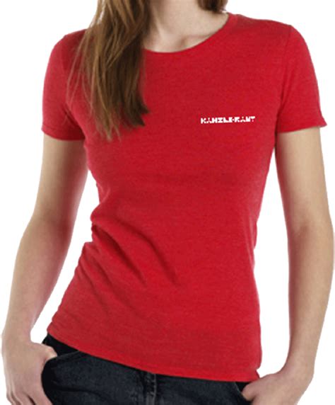 Red T Shirt T Shirt Kanzleramt Girl Red Hd Png Download Original