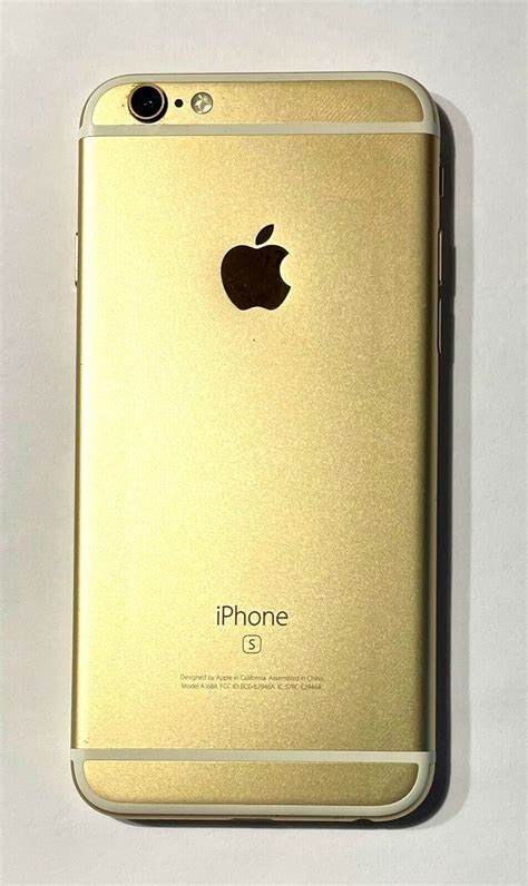 Apple Iphone 6s 16gb Gold A1688 Verizon Factory Reset Excellent