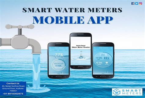 Smart Water Meter Mobile Application Smart Meters Water Meter