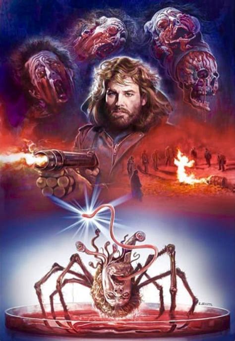 Kurt russell, wilford brimley, keith david this poster is steadily rising in value due to the great artwork by drew struzan and the fact this was a truly memorable horror film that was nominated. The Thing by Enzo Sciotti | Horror movie art, Horror movie ...