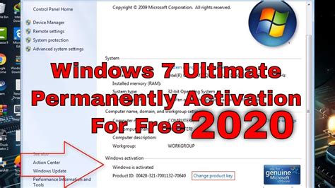 You can find it below Windows 7 Ultimate Product Key - YouTube