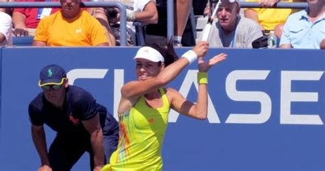 Sunny Days Ana Ivanovic Upskirt “yellow Panty” Moment In Day 1 Of Us