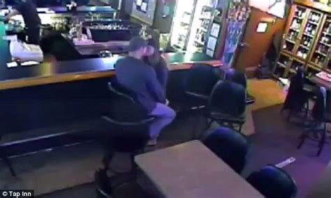 Couple Makes Out At A Bar During An Armed Robbery In Montana On Video Daily Mail Online