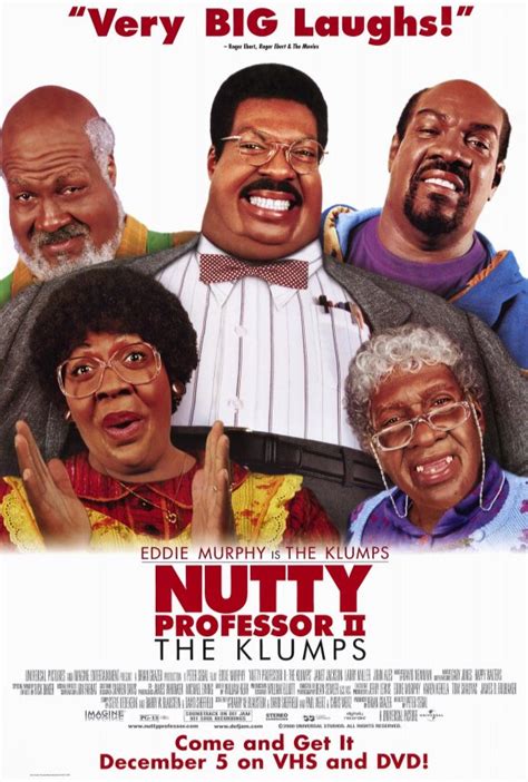 The hilarity begins when professor sherman klump finds romance with fellow dna specialist, denise gaines, and discovers a brilliant formula that reverses aging. Nutty Professor 2: The Klumps (2000) 11x17 Movie Poster ...