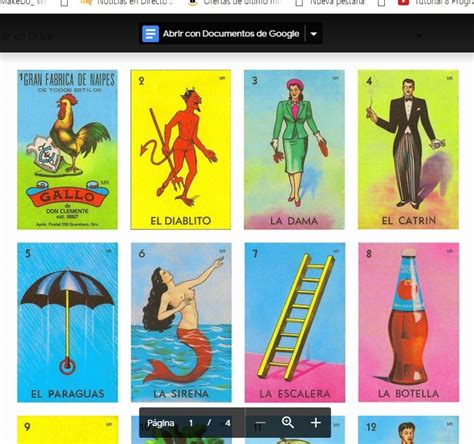 Lista 104 Foto Las 54 Cartas De La Lotería Mexicana El último