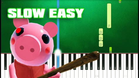 Piggy Book 2 Main Menu Theme Slow Easy Piano Tutorial Anyone Can